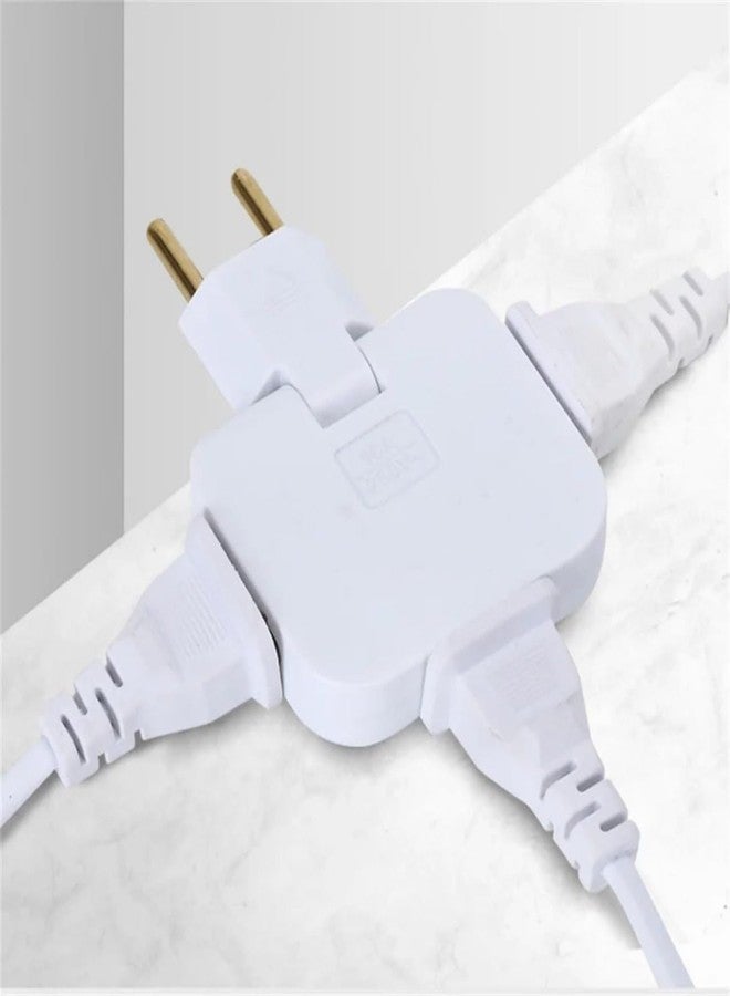 SNULOZA 3 in 1 Adapter Plug | 180 Degree Rotatable Wireless Mini Slim Outlet Adapter | Multi Foldable EU US Converter | 2 Pin Rotate Plug for Charging Multiple Devices - Image 3
